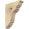 Ekena Millwork Merced Traditional Rough Sawn Bracket, Douglas Fir, 4"W x 14"D x 18"H BKT04X14X18MRC01RDF - alternate 1